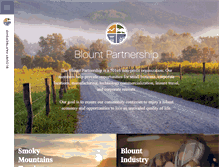 Tablet Screenshot of blountpartnership.com